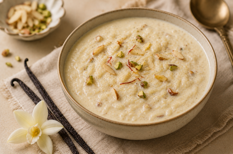 Vanilla Bean Kheer Recipe