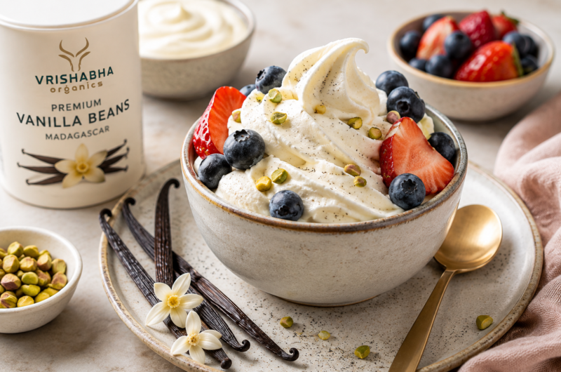 Vanilla Bean Frozen Yogurt