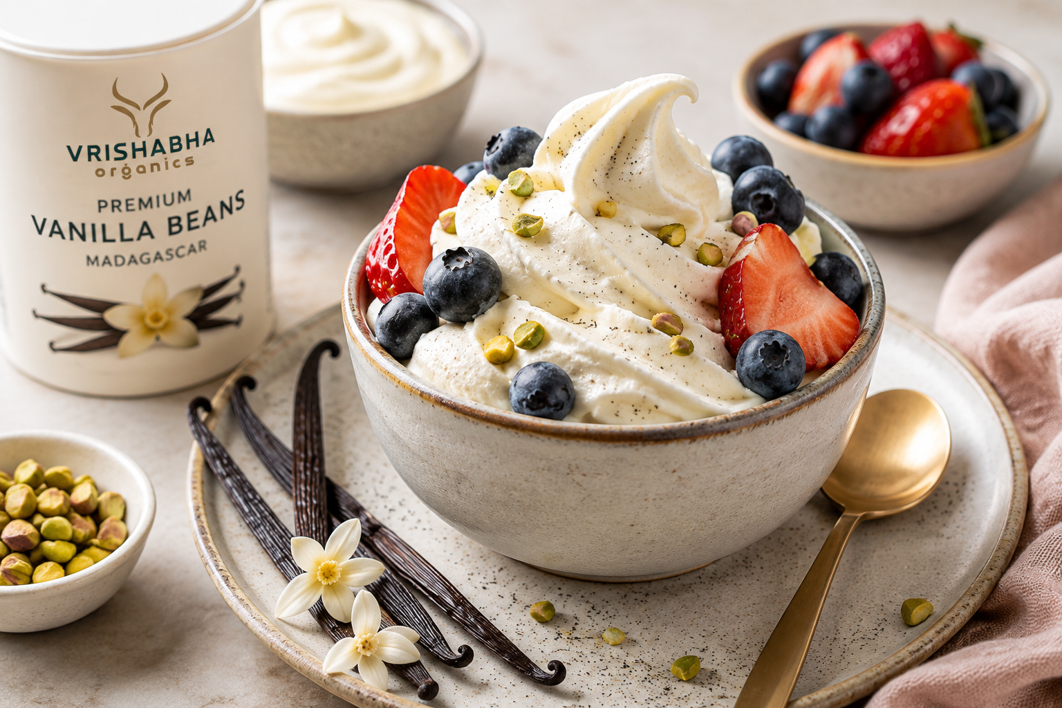 Vanilla Bean Frozen Yogurt